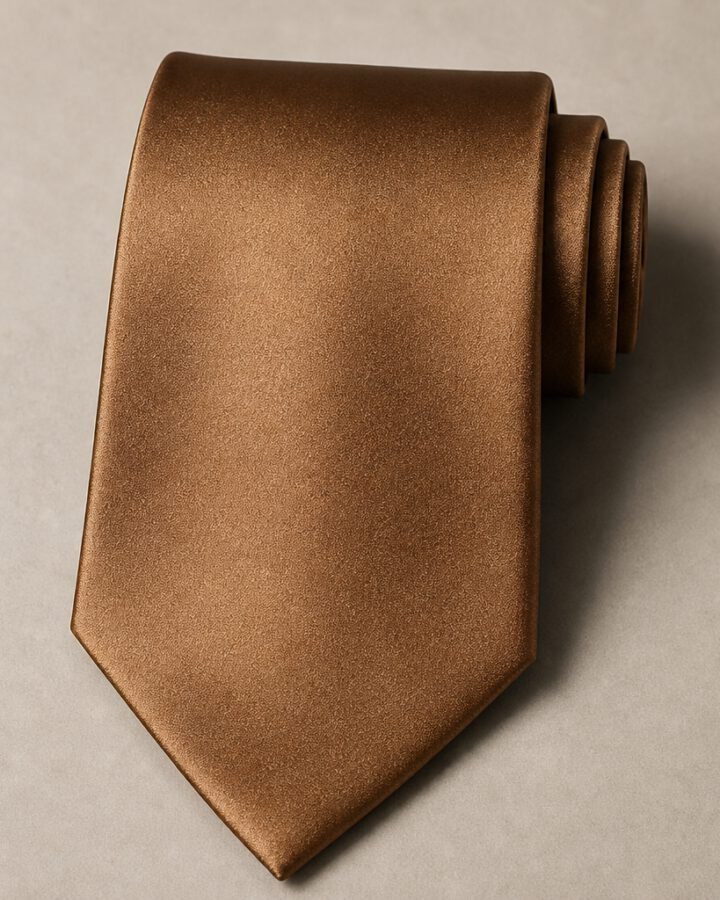 Bronze Silk Necktie