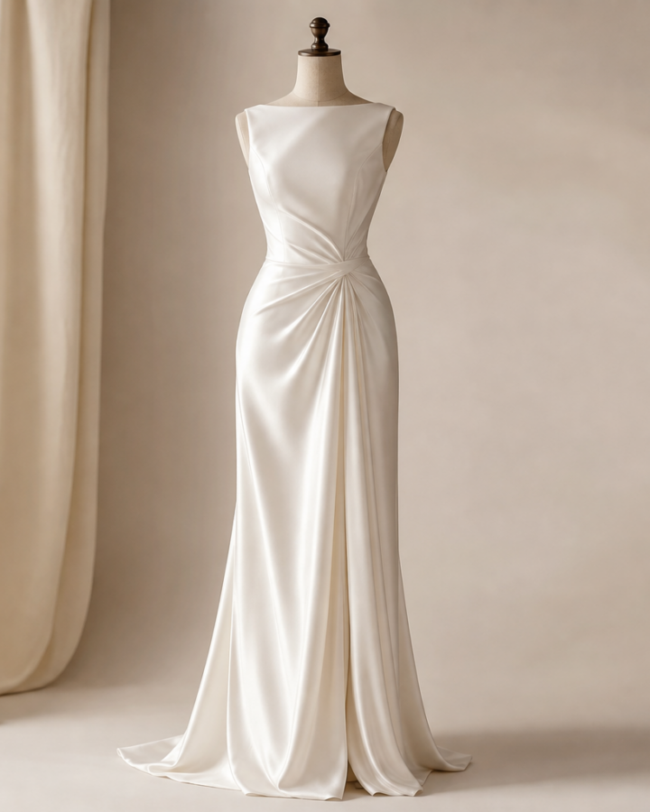 Вечерна рокля Ivory Silk