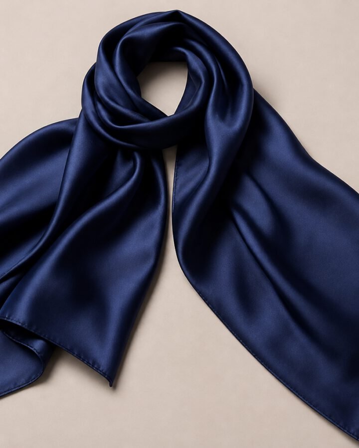 Midnight Silk Scarf