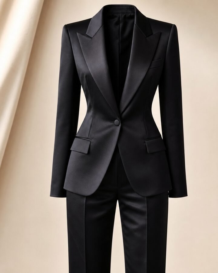 Obsidian Silk Tuxedo Suit