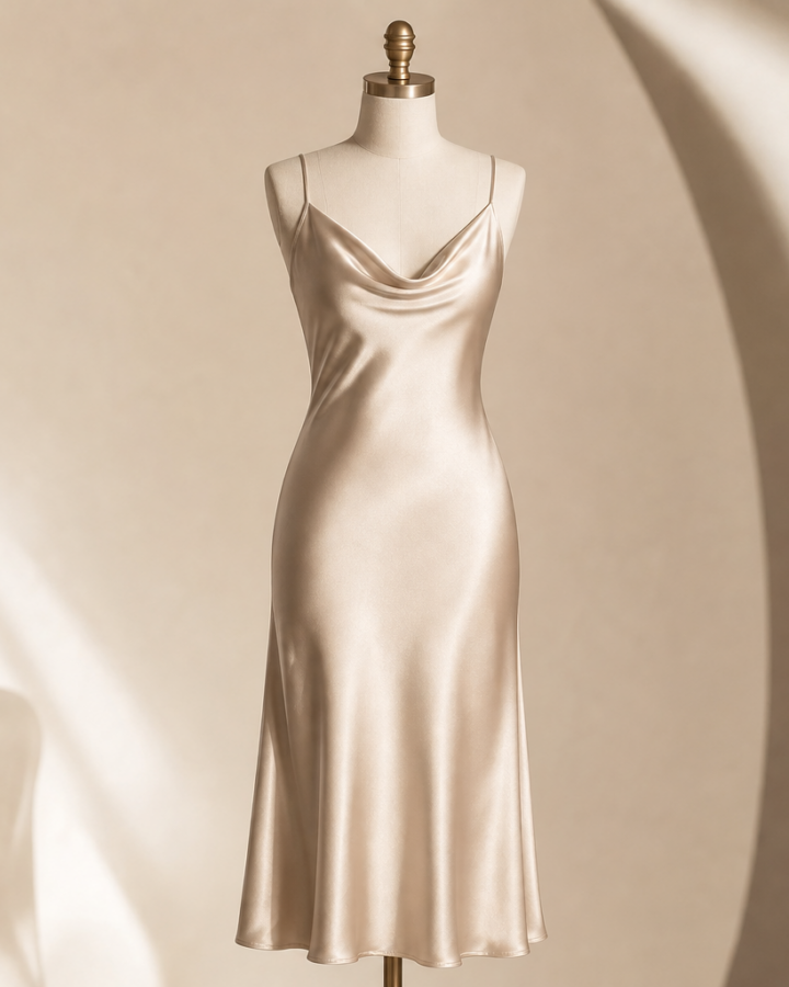 Рокля Pearl Satin
