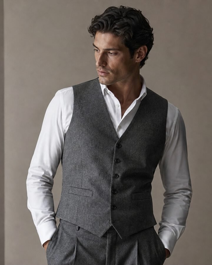 Stone Wool Waistcoat